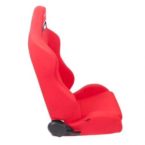 NRG BLACK CLOTH FIBER GLASS/STEEL BUCKET RACING SEAT