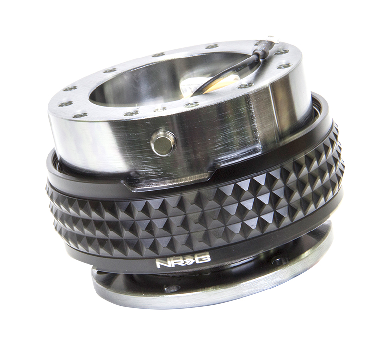 NRG Gunmetal Body with Black Ring 2.1 Quick Release