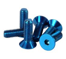 NRG Blue Conical Steering Wheel Screw Upgrade Kit