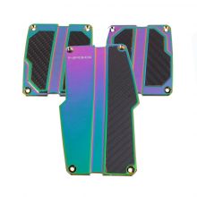 NRG Neochrome Brushed Aluminum Manual Sport Peda