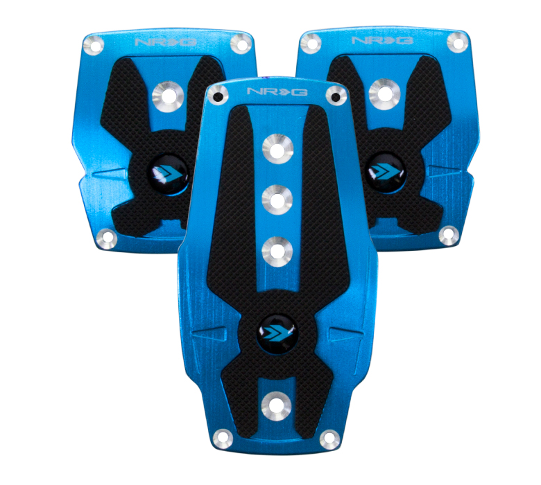NRG Blue Pad Cover Plate Racing Pedals Manual