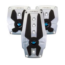 NRG Silver Pad Cover Plate Racing Pedals Manual