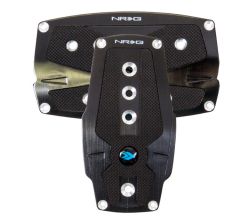 NRG Black Pad Cover Plate Racing Pedals