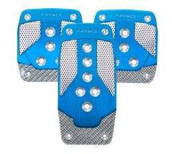 NRG Blue Aluminum Sport Pedals