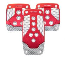 NRG Red Aluminum Sport Pedals