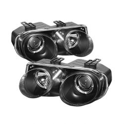 Spyder Black 98-01 Integra Halo Projector Headlights