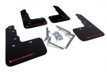 Rally Armor 17-21 Civic Type R Black w/ Red Logo Mudflaps