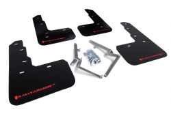 Rally Armor 17-21 Civic Type R Black w/ Red Logo Mudflaps