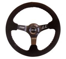NRG Matte Black Odi Signature 350mm Deep Dish Steering Wheel NRG Matte Black Odi Signature 350mm Deep Dish Steering Wheel