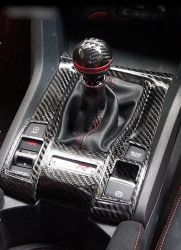 Revel 17-21 Civic Type R Dry Carbon Shifter Panel Cover