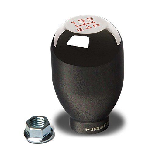 NRG Black Chrome 5 Speed Heavy Weigh Shift Knob M10 x 1.5 K Series Parts