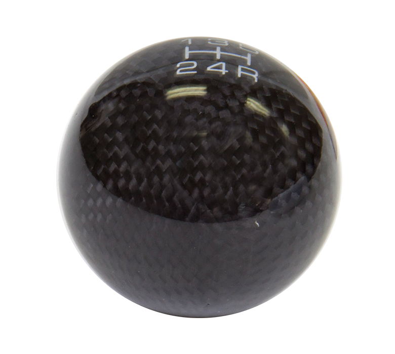 NRG Universal Carbon Fiber 5 Speed Ball Style Shift Knob without Logo