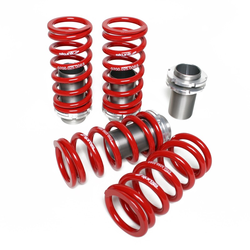 DNA MOTORING Adjustable Coilover Sleeve Kit For 2012-2015 Honda Civic - Black COIL-HC12SI-BK