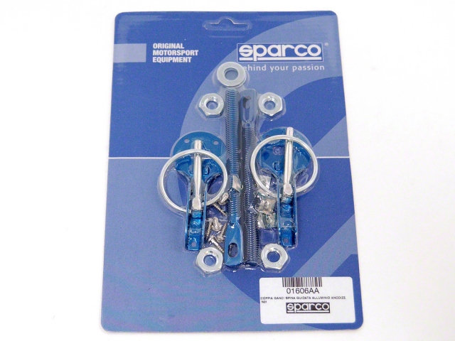 Sparco Blue Hood Pins
