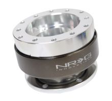 NRG SFI Approved Silver w/ Titanium Ring Quick Release NRG SFI Approved Silver w/ Titanium Ring Quick Release