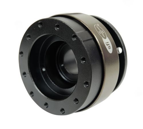 NRG SFI Approved Black w/ Titanium Ring Quick Release | SRK-200