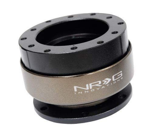 NRG SFI Approved Black w/ Titanium Ring Quick Release | SRK-200