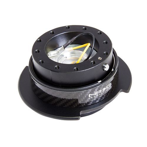 NRG Black Body Carbon Fiber Ring 2.5 Quick Release | SRK-250CF | K