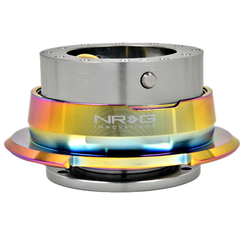 NRG Gunmetal Body Neochrome Ring 2.8 Quick Release