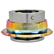 NRG Gunmetal Body Neochrome Ring 2.8 Quick Release