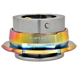 NRG Gunmetal Body Neochrome Ring 2.8 Quick Release