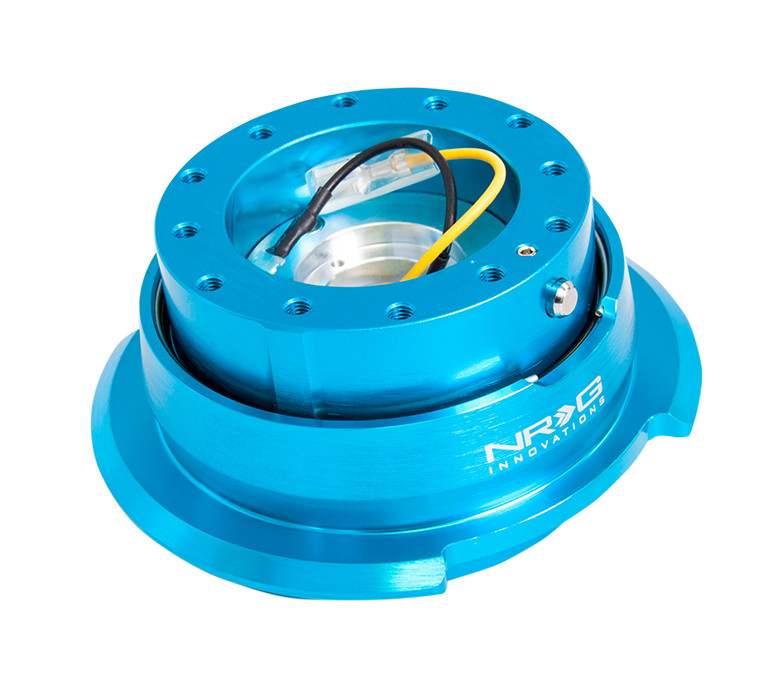 NRG Blue Body with Titanium Chrome Ring 2.8 Quick Release