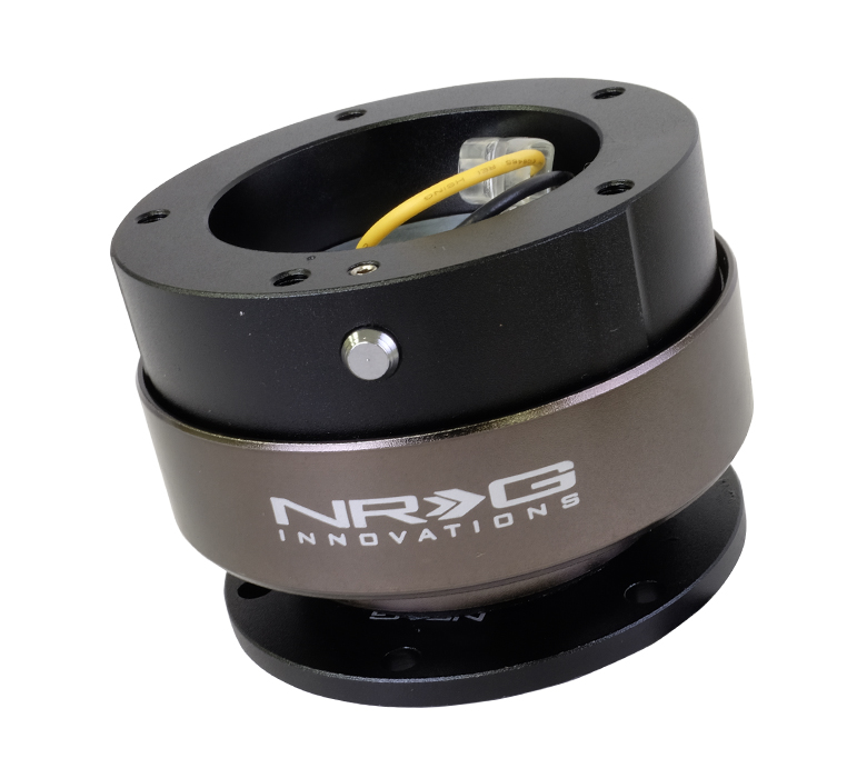 NRG Black 5 Hole Steering Wheel 2.0 Quick Release