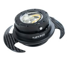 NRG Black Body with Carbon Fiber Ring 3.0 Quick Release