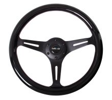 NRG Black Classic Woodgrain 320mm Steering Wheel