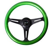 NRG Green Classic Woodgrain 350mm Steering Wheel