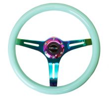 NRG Minty Fresh Woodgrain 350mm Steering Wheel NRG Minty Fresh Woodgrain 350mm Steering Wheel