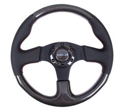 NRG Carbon Fiber 315mm Leather Steering Wheel