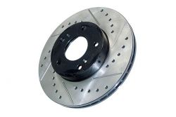 StopTech 90-01 Integra Front Right Drilled and Slotted Brake Rotor