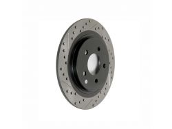 StopTech 02-06 RSX Rear Right Drilled and Slotted Brake Rotor