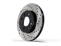 StopTech 06-15 Civic Rear Right Drilled Brake Rotor