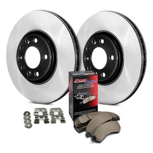 For 2006-2011 Honda Civic PowerSport Full Kit  Brake Rotors+Ceramic Brake Pads