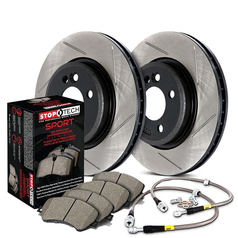 Stoptech 02-06 RSX Type-S Front Slotted Sport Brake Kit