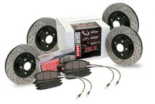 StopTech 02-06 RSX Type-S Sport Kit: Drilled and Slotted Rotors StopTech 02-06 RSX Type-S Sport Kit: Drilled and Slotted Rotors