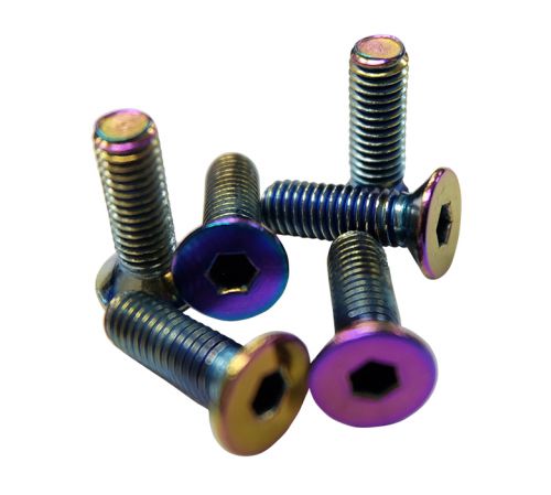 MOMO 16mm Allen Key Steering Wheel Fixing Screws – Silver – Fits MOMO/NARDI/NRG Hubs