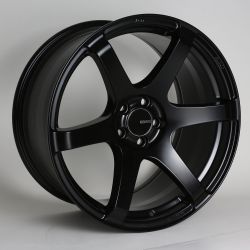 Enkei T6S Black Wheel: 17x8 35mm Offset 5x114.3 72.6 Bore