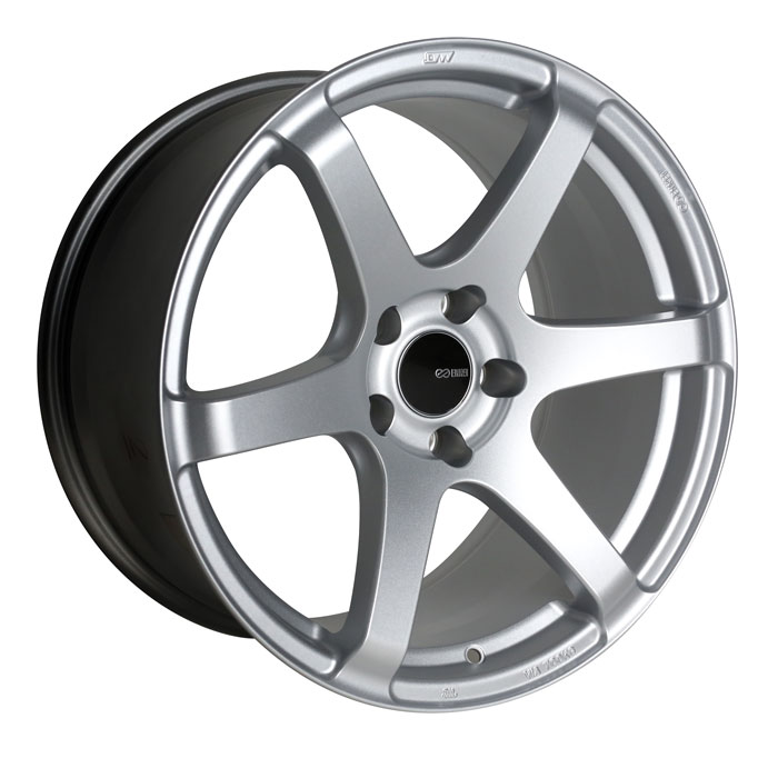 Enkei T6S Silver Wheel: 18x8 32mm Offset 5x120 72.6 Bore