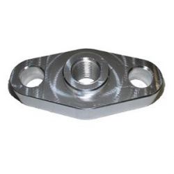 Torque Solution Billet Oil Feed Inlet Flange: Universal T3/T4 Turbos