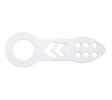 NRG White Front Tow Hook