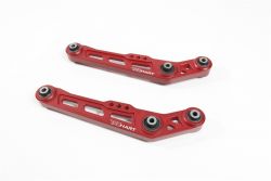 Truhart 90-01 Integra / 88-95 Civic Red Lower Control Arms (Drop Rear)