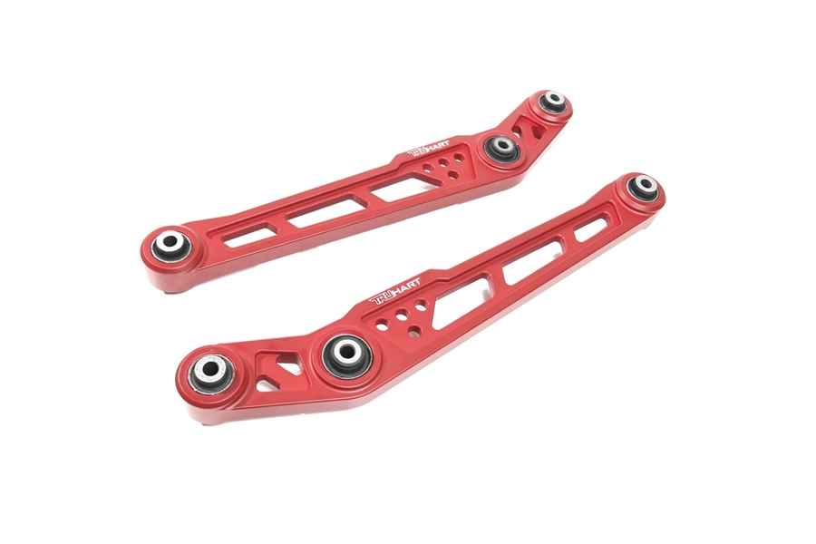 Truhart 96-00 Civic Red Lower Control Arms (Drop Rear)
