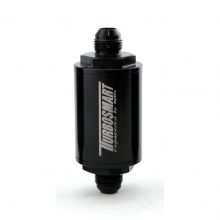 Turbosmart FPR Billet Inline Fuel Filter 1.75in OD 3.825in Length AN-8 Male Inlet - Black Turbosmart FPR Billet Inline Fuel Filter 1.75in OD 3.825in Length AN-8 Male Inlet - Black