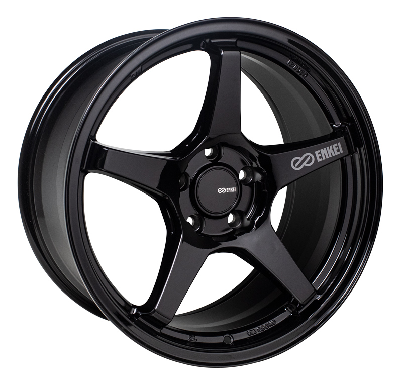 Enkei TS-5 17x8 5x114.3 40mm Gloss Black Wheel
