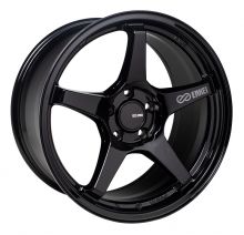 Enkei TS-5 17x8 5x114.3 40mm Gloss Black Wheel