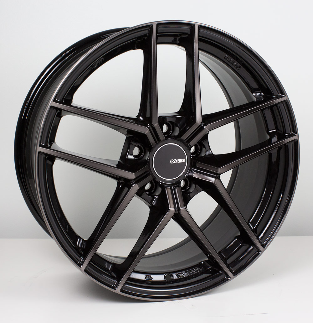 Enkei TY5 Black Mach Wheel: 19x8.5 5x112 42mm Offset 72.6mm Bore