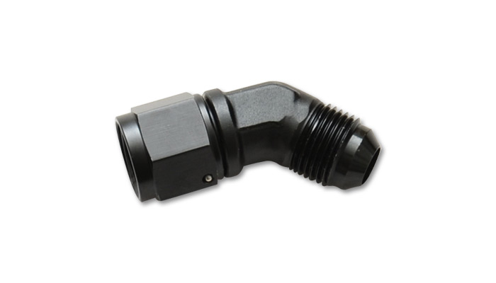 Vibrant -3AN Female To -3AN Male 45 Degree Swivel Adapter Fitting